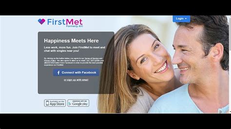 first met online dating